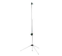 Amig - Ducha de Jardín - Con Trípode y Altura Regulable - 1,35 a 2,35 m - Flujo de Agua Ajustable - Cabezal Rociador - Ideal para Piscinas o Terrazas - Aluminio y Plástico ABS - Verde Pistacho