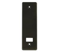 Amig - Embellecedor o Tapa de Aluminio con Acabado en Bronce para Recogedor de Persianas - Medidas: 22,2 x 6,5 cm - Distancia entre tornillos 17 cm - Espesor 0,5 mm