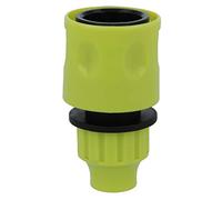 Amig - Empalme Rápido - Ideal para Mangueras Helicoidales o en Espiral - 3/8" - Con Sistema de Anclaje Rápido Mediante Clic - Plástico ABS - Verde Pistacho