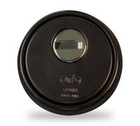 Amig, Escudo de seguridad Mod.31, Acero, Cuerpo reforzado en acero sinterizado, Antitaladro, Color negro mate, Para puertas min. 40 mm de grosor, Bocallave de 65 mm de diámetro