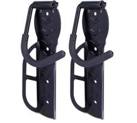 Amig - Gancho para Colgar Bicicletas - Colgador Plegable - Acero Resistente - Recubrimiento de Goma Antideslizante - Capacidad de Carga 22 kg - Ideal para Almacenamiento Óptimo (Paquete de 2)