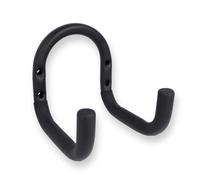 Amig - Gancho colgador de herramientas de garaje, jardín o bicicletas pequeñas | Soporte para atornillar en pared | Acero | Recubrimiento de goma antideslizante | Capacidad de Carga: 60 kg