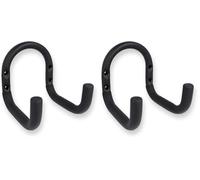 Amig - Gancho para Colgar Herramientas - Soporte Montaje en Pared - Acero Zincado - Recubrimiento Goma Antideslizante - Capacidad Carga 60kg - Ideal para Bicicletas y Herramientas de Jardín