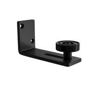 Amig - Guía inferior puerta corredera - Ajustable 20 a 60 mm - Rodillo nylon silencioso - Fabricada en acero negro resistente - Mod. SD020