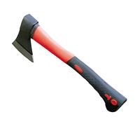 Amig - Hacha Pequeña y Portatil - Hacha para Cortar Leña con Mango de Nylon y Goma y Hoja de Acero - Herramientas para huerto Ligeras y de Fácil Manejo en Color Rojo-Negro - Peso - 500gr.