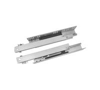 Amig - Juego de 2 guías Correderas Mod.45 de Acero Zincado para Cajones de Muebles, Cajoneras o Armarios | De Extracción Total, Autocierre y Apertura Push | Resistencia: 25 Kg/Par | Medidas: 550 mm