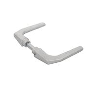 Amig - Juego de Manillas sin Placa para Puertas - Mod. 2114-104 x 56 mm - - Diseño Elegante y Sencillo - Manija de Agarre Ergonómico - Aluminio Plateado