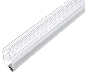 Amig - Junta Magnética de Cierre Mod.261 para Cristales de Espesor 6 a 8 mm, Perfil de Goma para Sellado o Estanqueidad de Mamparas de Ducha o Bañera, Polaridad Sur - Norte, Pieza de 2 M, Transparente