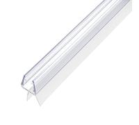 Amig - Junta Vierteaguas Mod.241 Lengueta Simple de 11,5 mm,Cristales de Espesor 6 a 8 mm, Perfil de PVC para Sellado o Estanqueidad de Mamparas de Ducha o Bañera, Pieza de 2,5 Metros, Transparente