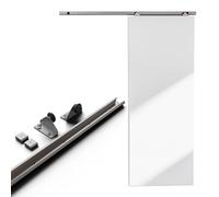 Amig - Kit puerta corredera madera - Guía 186 cm acero galvanizado - 30 kg máximo - Mod. SD001