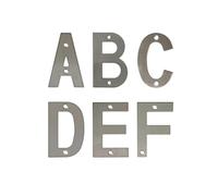 AMIG - Letra Inox. D 10 Cm. Amig