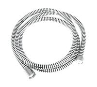 Amig - Manguera de ducha 1,75 m - Flexo de Ducha Universal Mod.9903 de PVC Reforzado Cromado - Longitud: 1,75 m - Manguera Larga para Duchas Empotradas o Bañeras - Ligero y Resistente