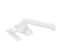 Amig - Manilla de Bloqueo para Puertas y Ventanas Mod. GAMMA | 122 x 70 mm | Roseta | Derecha | Puertas de Interior y Ventanas | Sin Cuadradillo | Aluminio Blanco