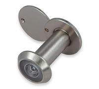 Amig - Mirilla para puerta | Lente Súper Angular | Fácil Instalación | Grosor de Puerta: 35-60mm | Diámetro: 14mm | Acabado: Cromo mate