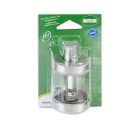 Amig - Muletilla de Desbloqueo Exterior con Roseta para Puertas - Mod. 6D - Ø53 mm - Cuadradillo de 6 mm - Desbloqueo Exterior - Acero inoxidable 18/8 Plateado Mate