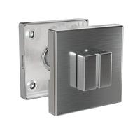 Amig - Muletilla para Manillas de Roseta Cuadrada - 53 x 53 cm - Cuadradillo de 6 mm - Diseño Elegante y Sencillo - Acero inoxidable Mate - Sistema de Desbloqueo Exterior