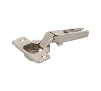 Amig - Pack de 10 Bisagras de Cazoleta Rectas | Acero Niquelado | Para Puertas de Muebles y Armarios de Cocina | Ø35 mm | Apertura 110° | Plateado