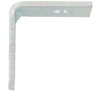 Amig - Pack de 100 Ángulos Metálicos de Refuerzo - 20 x 16 x 1,5 mm - Diseñados con Forma de L - Para Fijar Muebles de Madera o Colocar Baldas y Estantes - Acero Zincado
