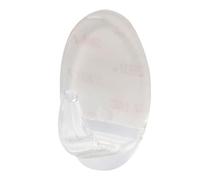 Amig - Pack de 12 Colgadores Adhesivos Multiusos - Fácil de usar, Sin Taladros - No Dañan la Pared - Para Superficies Lisas - Plástico Resistente - Transparente - 33 x 54 MM