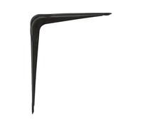 Amig - Palomilla de Acero - Soporte Resistente para Estanterías - Fácil Instalación - Carga Máxima 40 Kg - Acabado Moderno Negro - Ideal para Hogar y Oficina, Multicolor, 125 x 100 mm