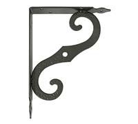 Amig - Palomilla para estanterías de Pared | Escuadra metálica para baldas | Ángulo para estantes | Soporte estantería | Acero | Color Blanco | Medida: 150x115 mm | Peso máx. Recomendado: 90 Kg