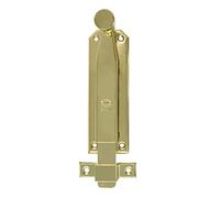 Amig - Pasador de Sobreponer para Puertas Mod.310 | Pestillo de Seguridad Dorado para Colocar Horizontal o Vertical | De Zamak con Acabado Latonado | Medidas: 200 x 38 mm