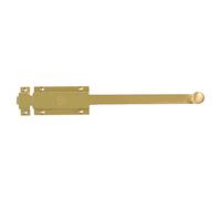 Amig - Pasador de Sobreponer para Puertas Mod.3700 | Pestillo de Seguridad Dorado para Colocar Horizontal o Vertical | De Latón con Acabado Mate | Medidas: 400 x 48 mm | Incluye Tornillos