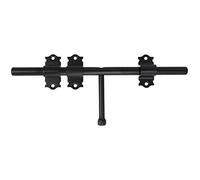 Amig - Pasador Horizontal de Sobreponer Negro de Acero en Estilo Forja Ideal para Colocar como Pestillo en Puertas de Entrada de Casas, Jardines o Cobertizos - 300 x Ø15 mm - Incluye Tornillos