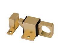 AMIG - Pasador para ventana basculante 22×40 mm aluminio oro, instalación sobrepuesta, muelle, modelo 960