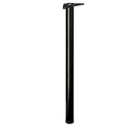 Amig - Pata para Mesa Ajustable de Acero - Altura Regulable 10 mm - Patas para Mesas de Escritorio, Cocina o Comedor - Medidas 870x60x1,2 mm - Resistencia de Carga 15 kg por Pata - Color Negro