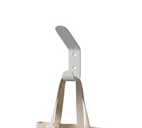 Amig - Perchero de pared - 148 x 35 mm - Colgador color Blanco - Fabricado en Acero. Mod. CS35