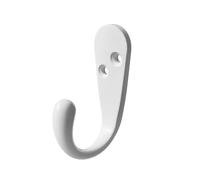 Amig - Perchero de pared - 38 x 46 x 19 mm - Colgador color Blanco - Fabricado en Zamak. Mod. CS31