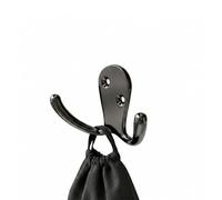 Amig - Perchero de pared - 71 x 46 x 24 mm - Colgador color Negro Mate - Fabricado en Zamak. Mod. CS30