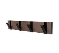 Amig - Perchero de pared múltiple - 420 x 70 x 20 mm - Colgador color Madera - Fabricado en MADERA + ZAMAK. Mod. CM39