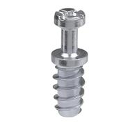 Amig - Perno para Excéntrica | Ø 6 x 15,5 mm | 10 Unidades | Tornillo de Estrella para Ensamblado de Tableros | Ideal para Unión de Estantes y Muebles | Acero Zincado