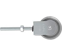 Amig - Polea de Acero con Roldana Metálica para Tendederos de Ropa ø 39 mm, Incluye Tornillo de Sujección, Fabricada de Acero (17209) (Paquete de 6)