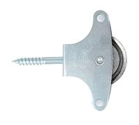 Amig - Polea para tendederos de ropa | Acero | Roldana metálica de 39mm | Incluye tornillo de sujeción y guías