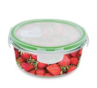 Amig - Recipiente Hermético para Alimentos Mod.500 - Contenedor de Cristal Válido para Microondas, Horno, Congelador y Lavavajillas - Fácil de Limpiar - Anti Olores - Capacidad: 840 ml