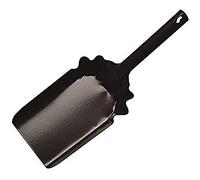 Amig - Recogedor Manual de Pala Mod.3 Metálico de Acero Acabado en Marrón, Resistente y Duradero Limpieza de Polvo, Basura, Ceniza u Hojas, Medidas: 215 x 140 mm