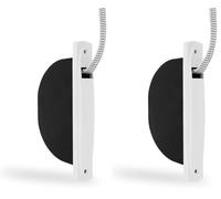 Amig - Recogedor para Persianas Compacto de Empotrar o Encastrado - para Cintas de 14 mm - Sin Pivote con Frente de Plástico - Diseño Sencillo y Atemporal - Blanco - Medidas: 2.8 x 18 x 9 cm