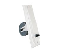 Amig - Recogedor persiana empotrable - Enrollador persiana - Medidas: 6,2 x 20 x 11,5 cm - entre tornillos 17 cm - apto para cinta de hasta 22 mm - Plástico - Blanco - Diseño Compacto y Funcional