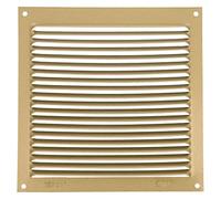 Amig - Rejilla Cuadrada de Aluminio - Rejillas de Ventilación para Salida de Aire - Ideal para Techo de Cocina y Baño - Medidas 170 X 170 MM - Color Dorado