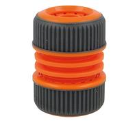 Amig - Reparador de Manguera - 1/2" - Ideal para Reparar Fácilmente las Fugas de Agua - Conexión Rápida y Sencilla - Plástico ABS y Goma - Naranja y Gris