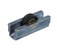 Amig - Rodamiento para Ventana Corredera - 40 x 12 mm - Aluminio y Carcasa Metálica - Plateado - Juego de 2 Rodamientos de Bolas - Deslizamiento Suave y Duradero