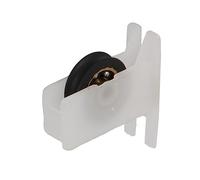 Amig - Rodamiento Ventana Corredera - Juego de 2 unidades - Tamaño 38 x 40 mm - Carcasa de Nylon Con Rodamientos de Bolas - Diseñado para Ventanas Deslizantes - Color Blanco