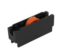 Amig - Rodamiento Ventana Corredera - Juego de 2 unidades - Tamaño 65 x 26 mm - Carcasa de Nylon Con Rodamientos de Bolas - Diseñado para Ventanas Deslizantes - Color Negro