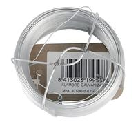 Amig - Rollo de Alambre de Acero Galvanizado Mod.30129 Multiusos Ideal para la Construcción de Vallas y Cercas, o Corrales para Animales - Medidas: Ø 0,7 mm x 75 m