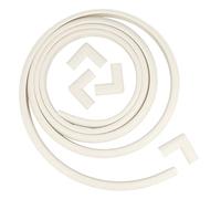 Amig - Rollo Protector de Cantos Flexible y Transparente + 4 esquineros, para Colocar en Muebles, Mesas, Sillas y Otro Mobiliario -Material: Goma NBR