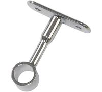 Amig - Soporte Central Mod.11 de Zamak para Colocar Barras o Tubos en Interiores de Armarios - Seguro y de Fácil Montaje - Incluye Tornillos - Medidas: Ø12 x 58 mm