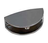 Amig - Soporte Clip Para Balda - Apertura Máxima de 10 mm - Juego de 2 Piezas - Para Colocar Estantes y Estanterías en Paredes, Armarios o Muebles - Zamak Cromado